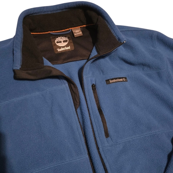 Timberland Blue Fleece Jacket Size 2XL Vguc - Picture 2 of 2